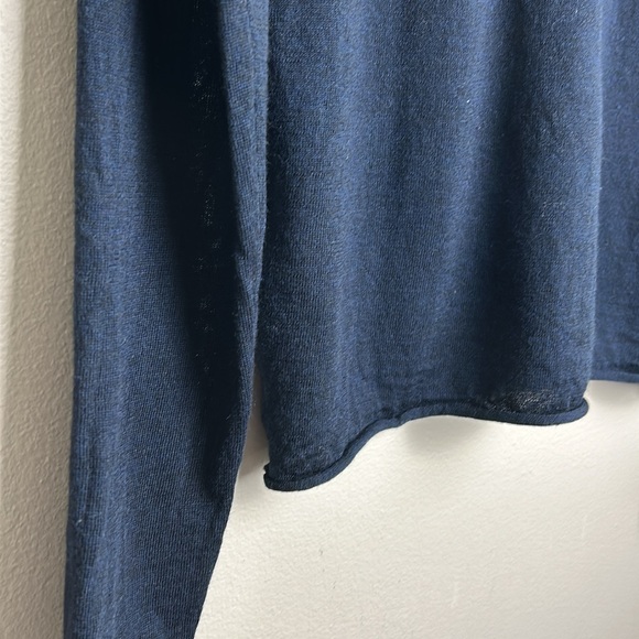 Zadig & Voltaire Men’s Skull Sweater Spooky Season Navy 100% Merino Wool Goth - Picture 9 of 14